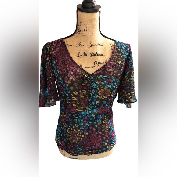 ๐๐ GIFTED!! ๐๐SILK Blouse by Dana Buchman 100% SILK Blouse - Picture 3 of 6